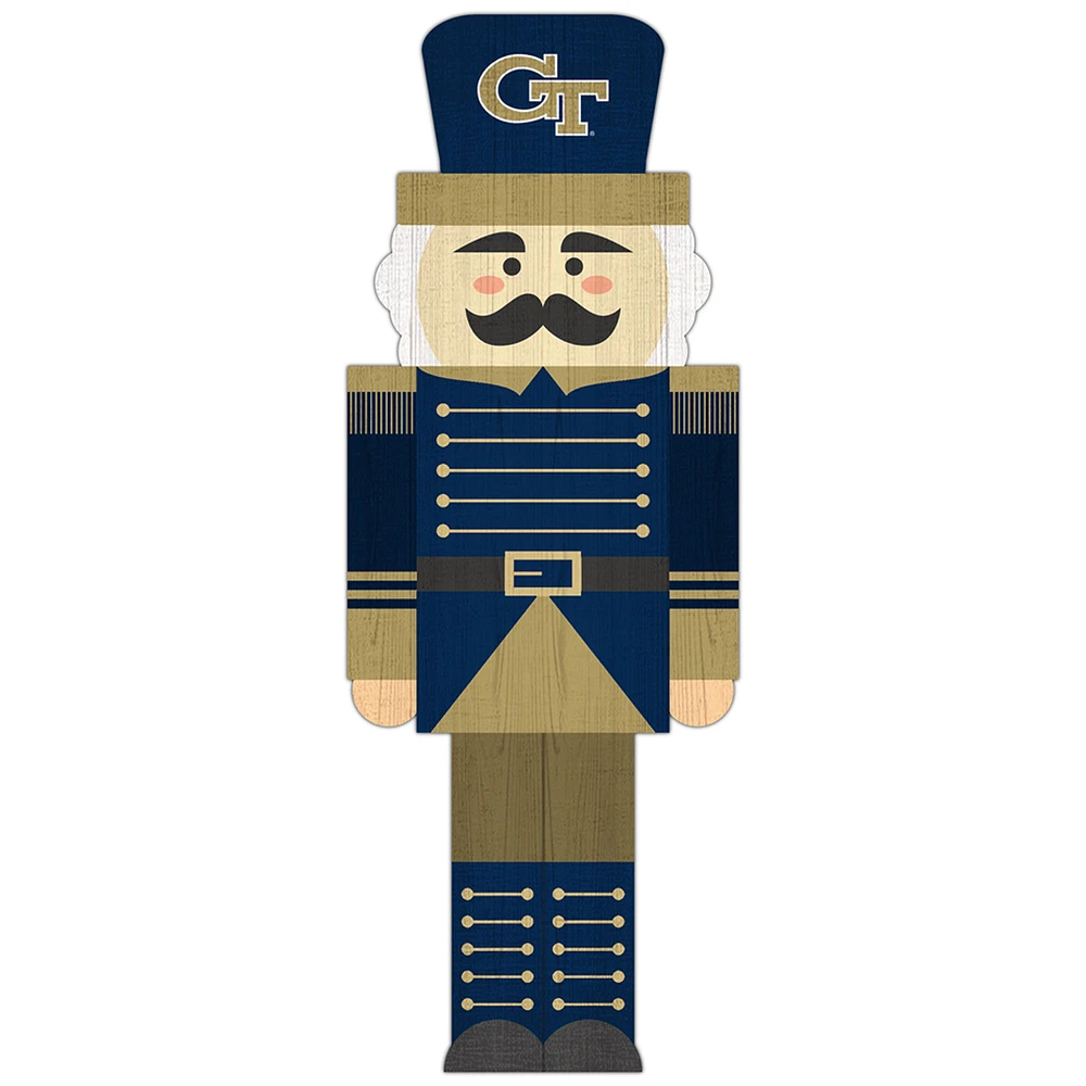 Georgia Tech Yellow Jackets 31'' Nutcracker Leaner