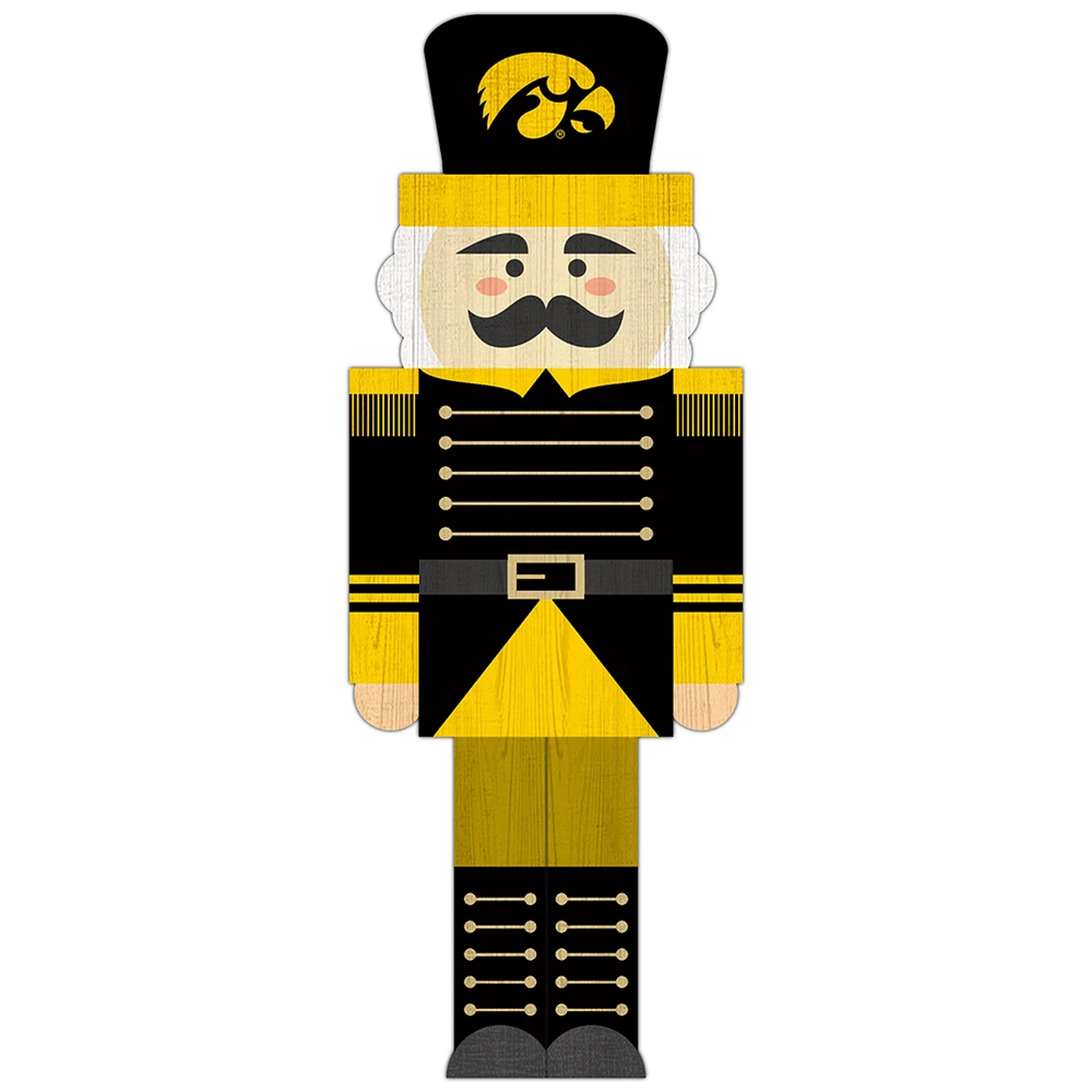 Iowa Hawkeyes 31'' Nutcracker Leaner