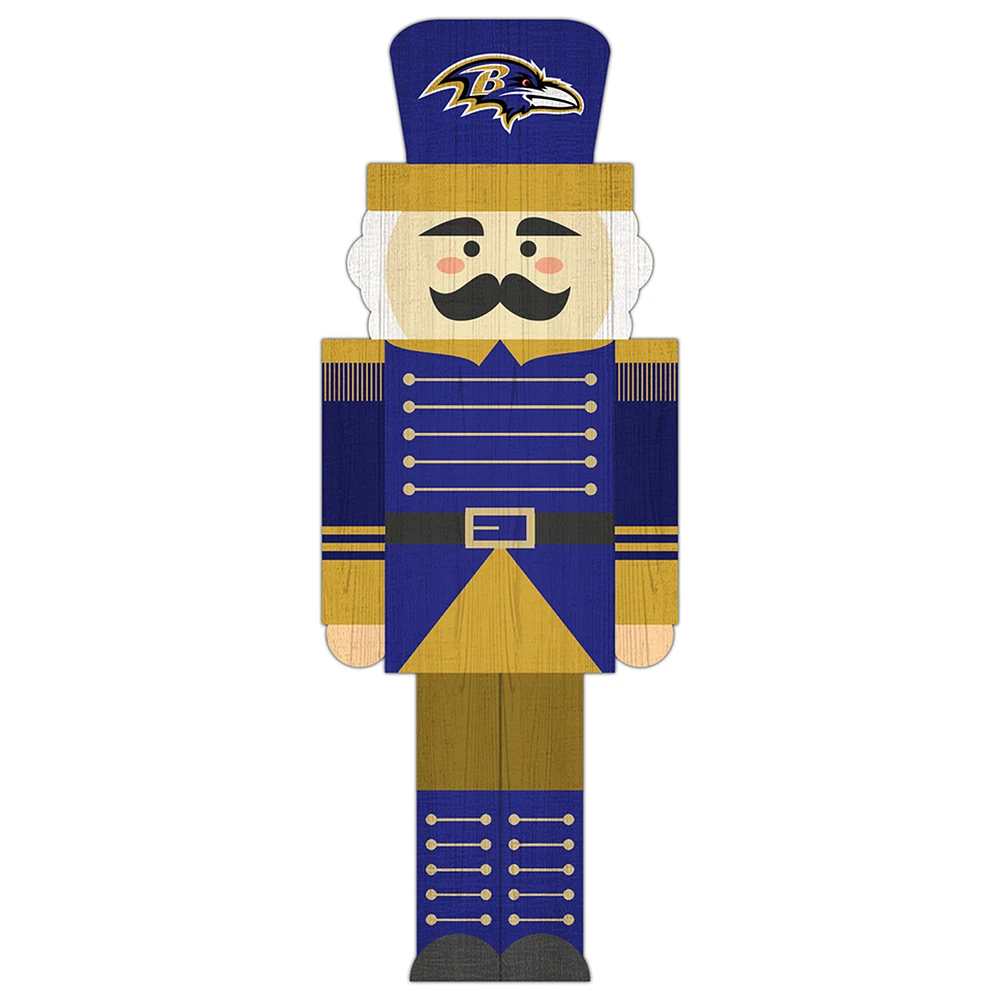 Baltimore Ravens 31'' Nutcracker Leaner