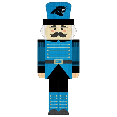 Carolina Panthers 31'' Nutcracker Leaner