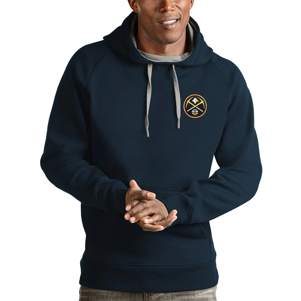 Men's Antigua Navy Denver Nuggets Victory Pullover Hoodie