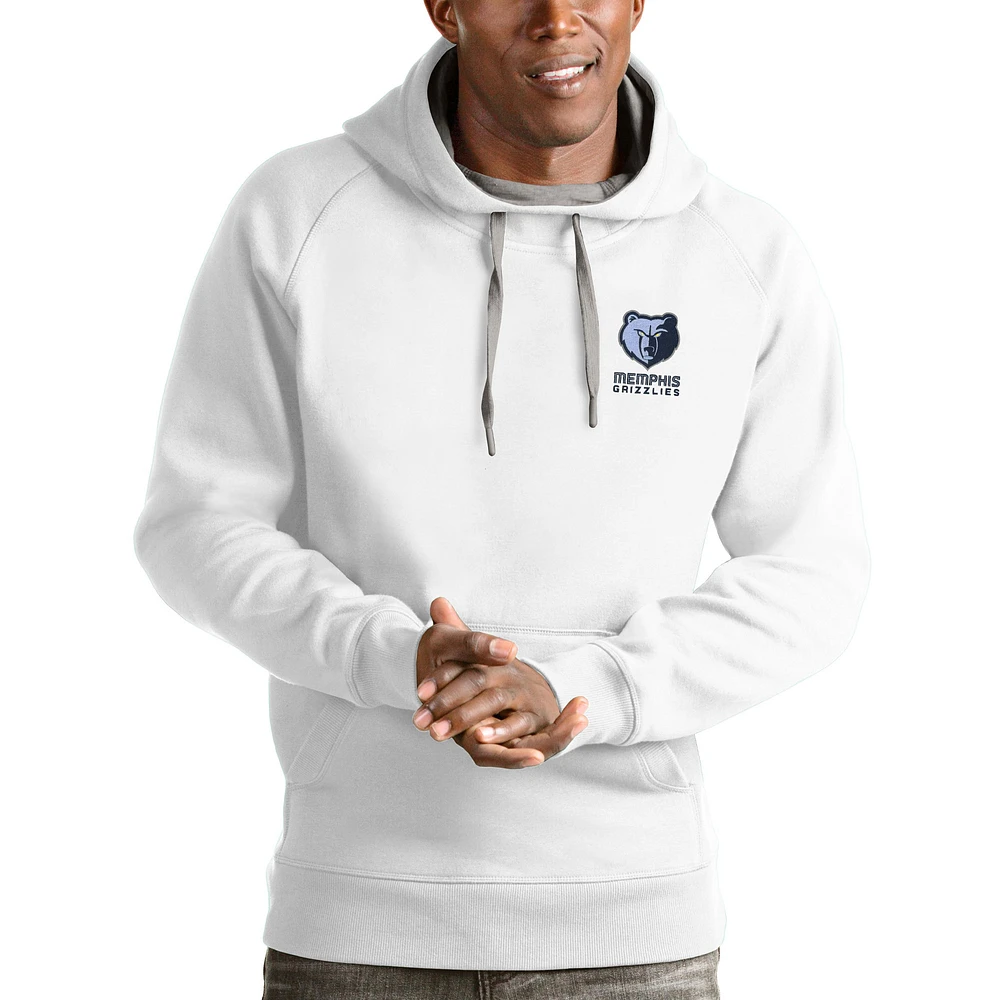 Men's Antigua Memphis Grizzlies Victory Pullover Hoodie