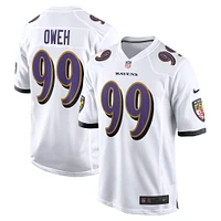 Men's Nike Odafe Oweh Baltimore Ravens Game Jersey