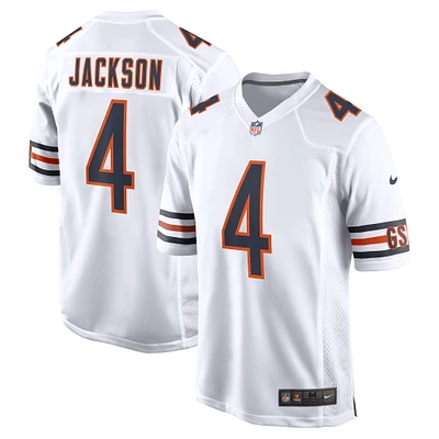 Men's Nike Eddie Jackson White Chicago Bears Game Jersey