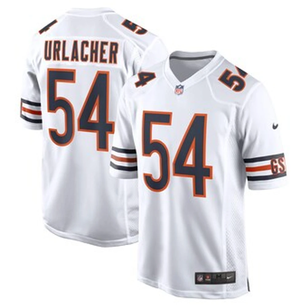 Men's Nike Brian Urlacher White Chicago Bears Retired Player Game Jersey