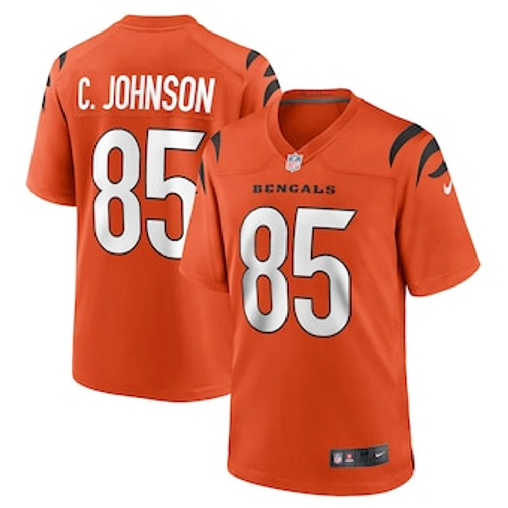 Men's Nike Chad Johnson Orange Cincinnati Bengals Retired Player Alternate Game Jersey