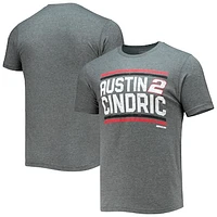 Men's Heathered Charcoal Austin Cindric Restart T-Shirt