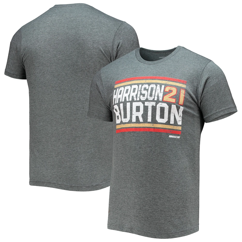 Men's Heathered Charcoal Harrison Burton Restart T-Shirt