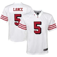 Youth Nike Trey Lance White San Francisco 49ers Game Jersey