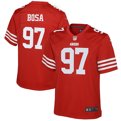 Youth Nike Nick Bosa Scarlet San Francisco 49ers Game Jersey