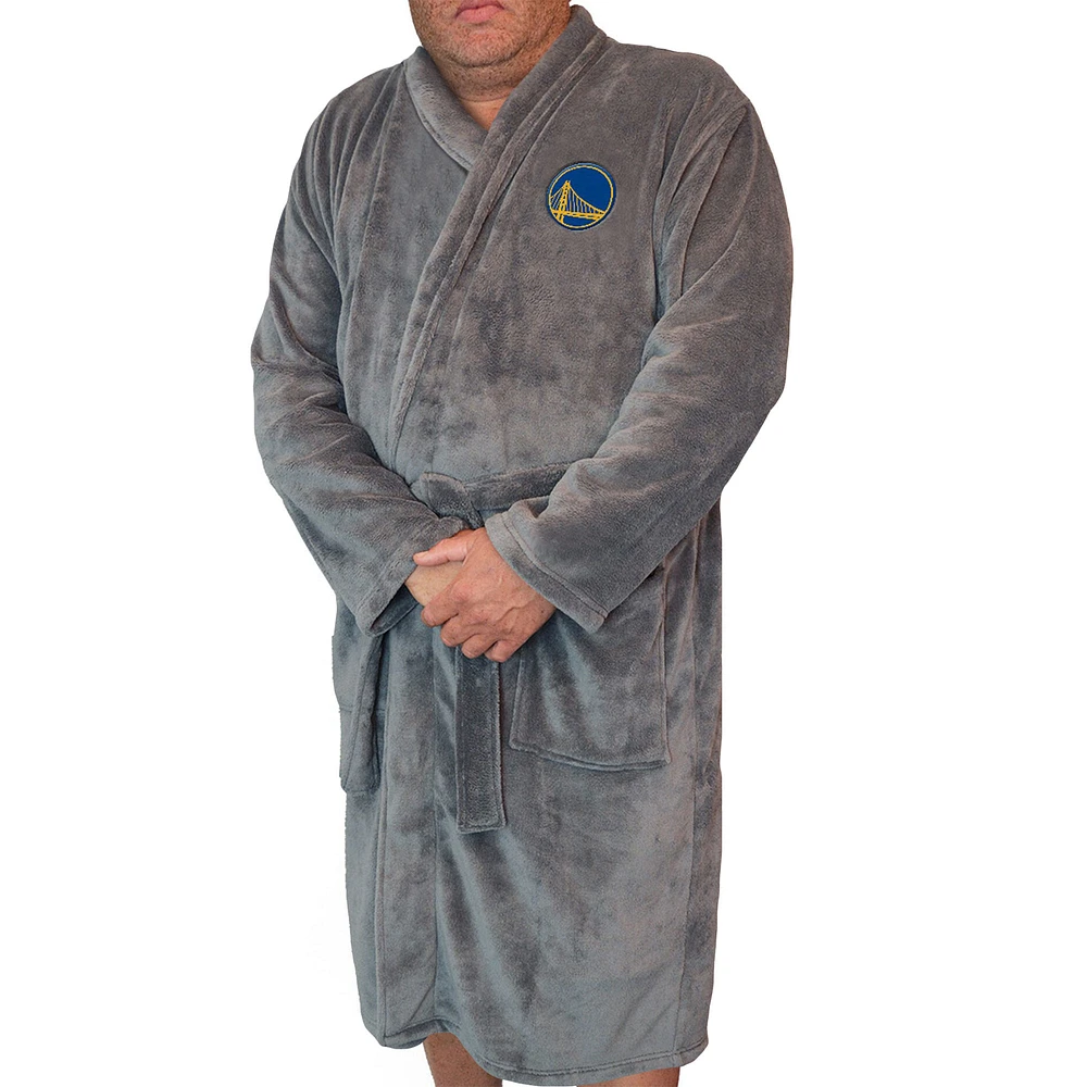 Men's ISlide Gray Golden State Warriors Boss Robe