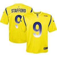 Youth Nike Matthew Stafford Gold Los Angeles Rams Inverted Game Jersey