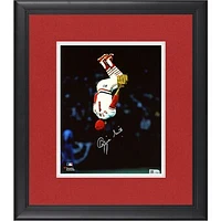 Ozzie Smith St. Louis Cardinals Autographed Framed 8'' x 10'' Vertical Flip Photograph