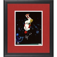 Ozzie Smith St. Louis Cardinals Autographed Framed 8'' x 10'' Vertical Flip Photograph