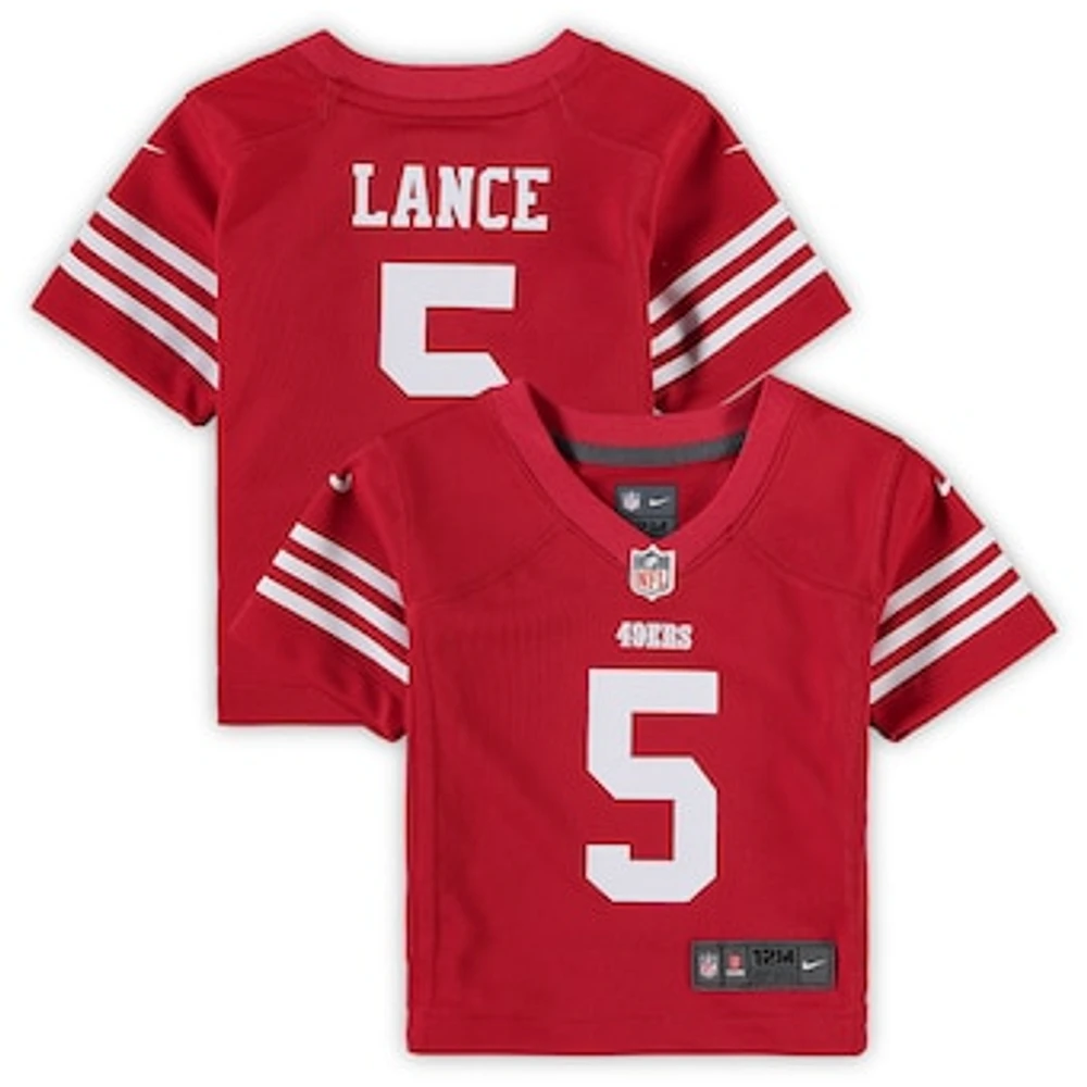 Infant Nike Trey Lance Scarlet San Francisco 49ers Player Game Jersey