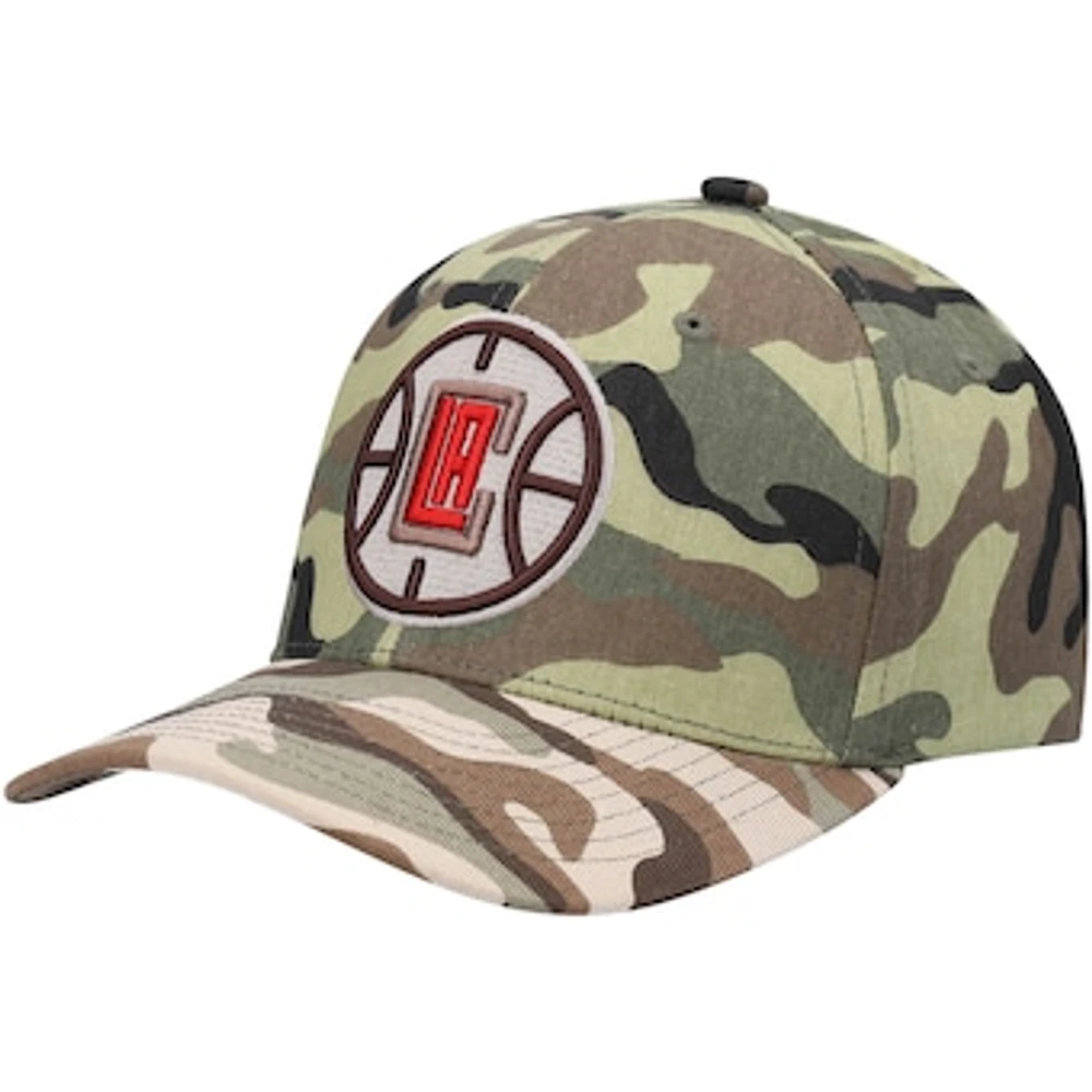 Men's Mitchell & Ness Camo LA Clippers Woodland Desert Snapback Hat