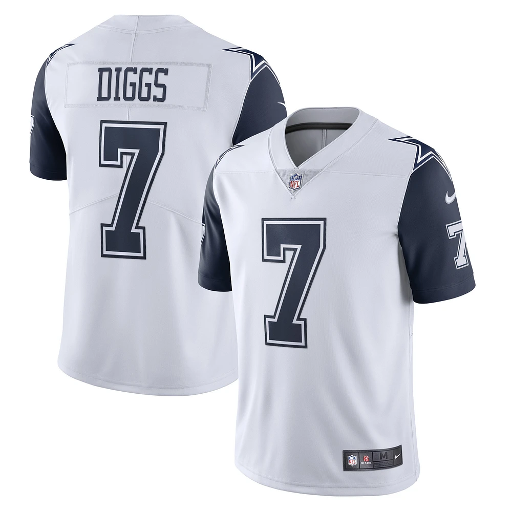 Men's Nike Trevon Diggs White Dallas Cowboys Vapor Limited Jersey