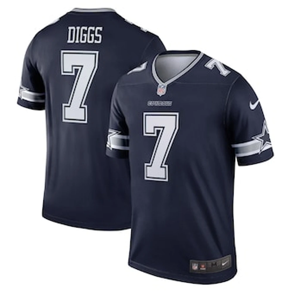 Men's Nike Trevon Diggs Navy Dallas Cowboys Team Legend Player Performance Top