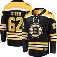 Men's Fanatics Oskar Steen Black Boston Bruins Home Breakaway Player Jersey