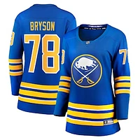 Women's Fanatics Jacob Bryson Royal Buffalo Sabres Home Breakaway Player Jersey