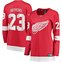 Women's Fanatics Lucas Raymond Red Detroit Wings Home Breakaway Player Jersey