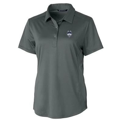 Women's Cutter & Buck Gray UConn Huskies Logo Prospect Polo
