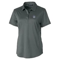 Women's Cutter & Buck Gray UConn Huskies Logo Prospect Polo
