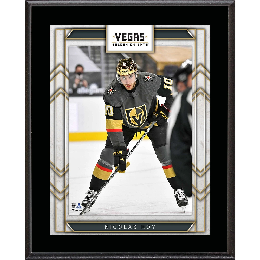 Nicolas Roy Vegas Golden Knights 10.5" x 13" Sublimated Player Plaque