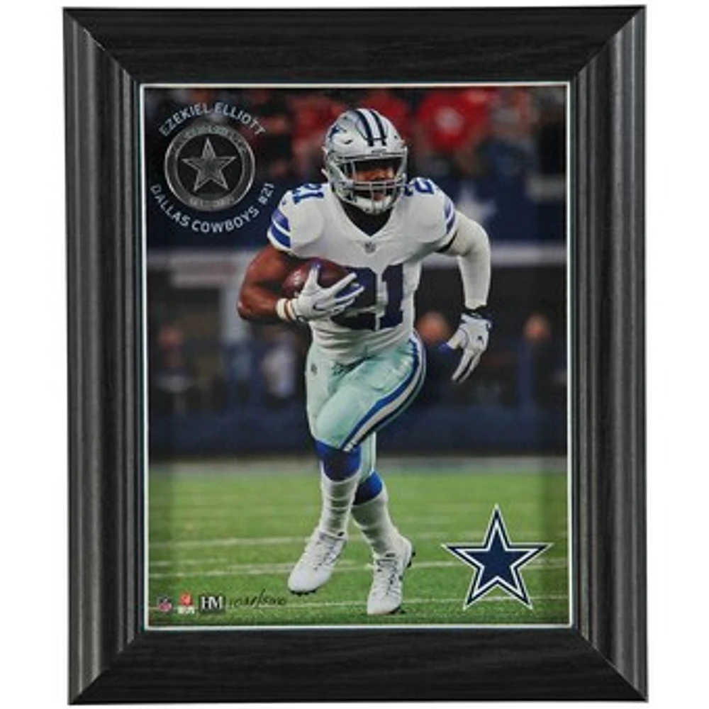 Highland Mint Ezekiel Elliott Dallas Cowboys 10'' x 12'' Elite Series Player Photo Mint