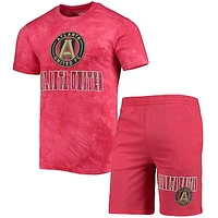 Men's Concepts Sport Red Atlanta United FC Billboard T-Shirt & Shorts Sleep Set