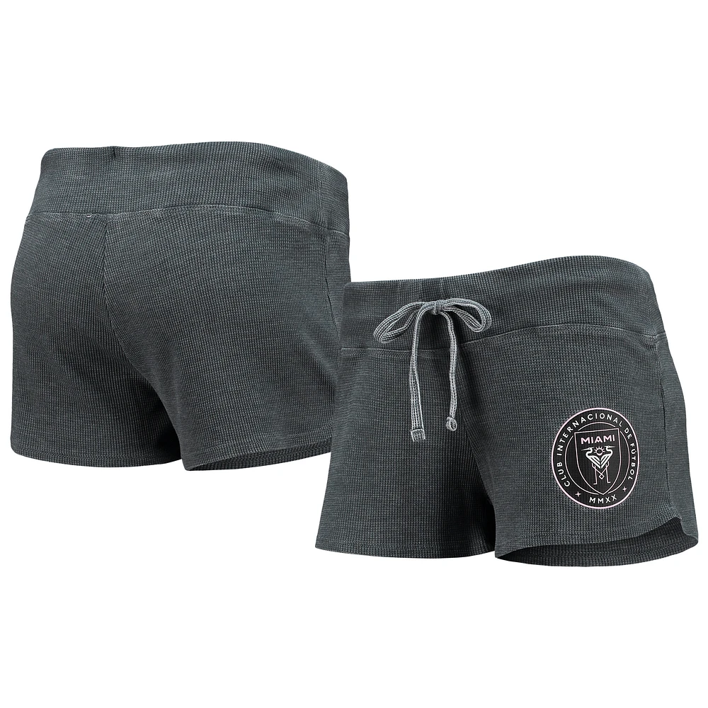 Women's Concepts Sport Charcoal Inter Miami CF Resurgence Shorts