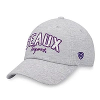 Women's Top of the World Heathered Gray LSU Tigers Christy Adjustable Hat