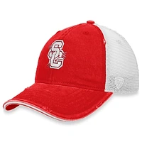 Women's Top of the World Cardinal/White USC Trojans Radiant Trucker Snapback Hat