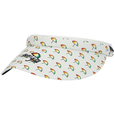 Men's Imperial White Bay Hill Allover Umbrella Visor