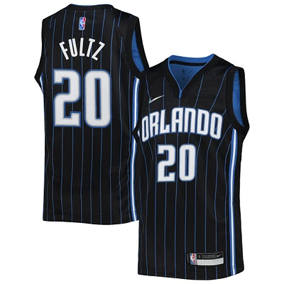 Youth Nike Markelle Fultz Black Orlando Magic 2021/22 Diamond Swingman Jersey - Icon Edition