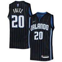 Youth Nike Markelle Fultz Black Orlando Magic 2021/22 Diamond Swingman Jersey - Icon Edition