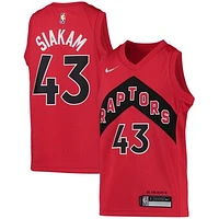 Youth Nike Pascal Siakam Red Toronto Raptors 2021/22 Diamond Swingman Jersey - Icon Edition