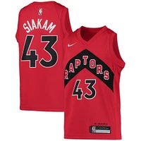 Youth Nike Pascal Siakam Red Toronto Raptors 2021/22 Diamond Swingman Jersey - Icon Edition