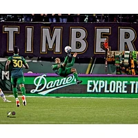Dairon Asprilla Portland Timbers Unsigned Bicycle Kick Goal Photograph