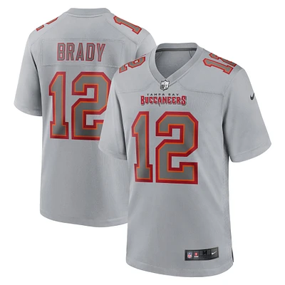 Men's Nike Tom Brady Silver Tampa Bay Buccaneers Atmosphere Fashion Game - Jersey