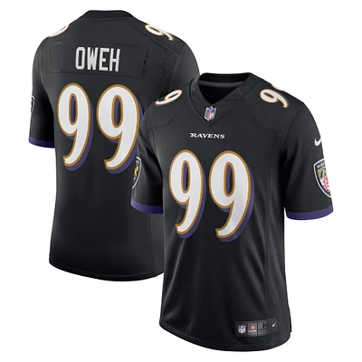 Men's Nike Odafe Oweh Baltimore Ravens Vapor Limited Jersey