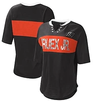 Women's Touch Black Martin Truex Jr Lead Off Henley T-Shirt