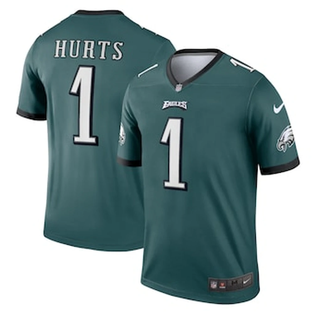 Men's Nike Jalen Hurts Midnight Green Philadelphia Eagles Team Legend Player Performance Top