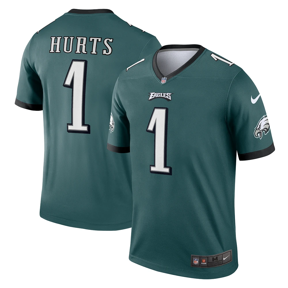 Men's Nike Jalen Hurts Midnight Green Philadelphia Eagles Team Legend Player Performance Top