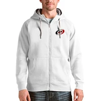 Men's Antigua Carolina Hurricanes Logo Victory Full-Zip Hoodie