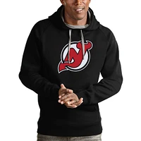 Men's Antigua New Jersey Devils Logo Victory Pullover Hoodie