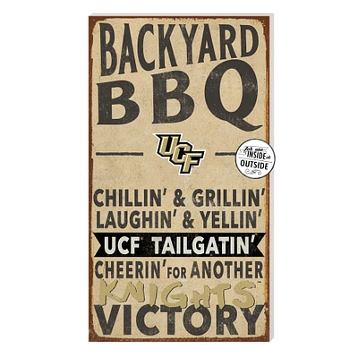 Brown UCF Knights 11'' x 20'' Indoor/Outdoor BBQ Sign