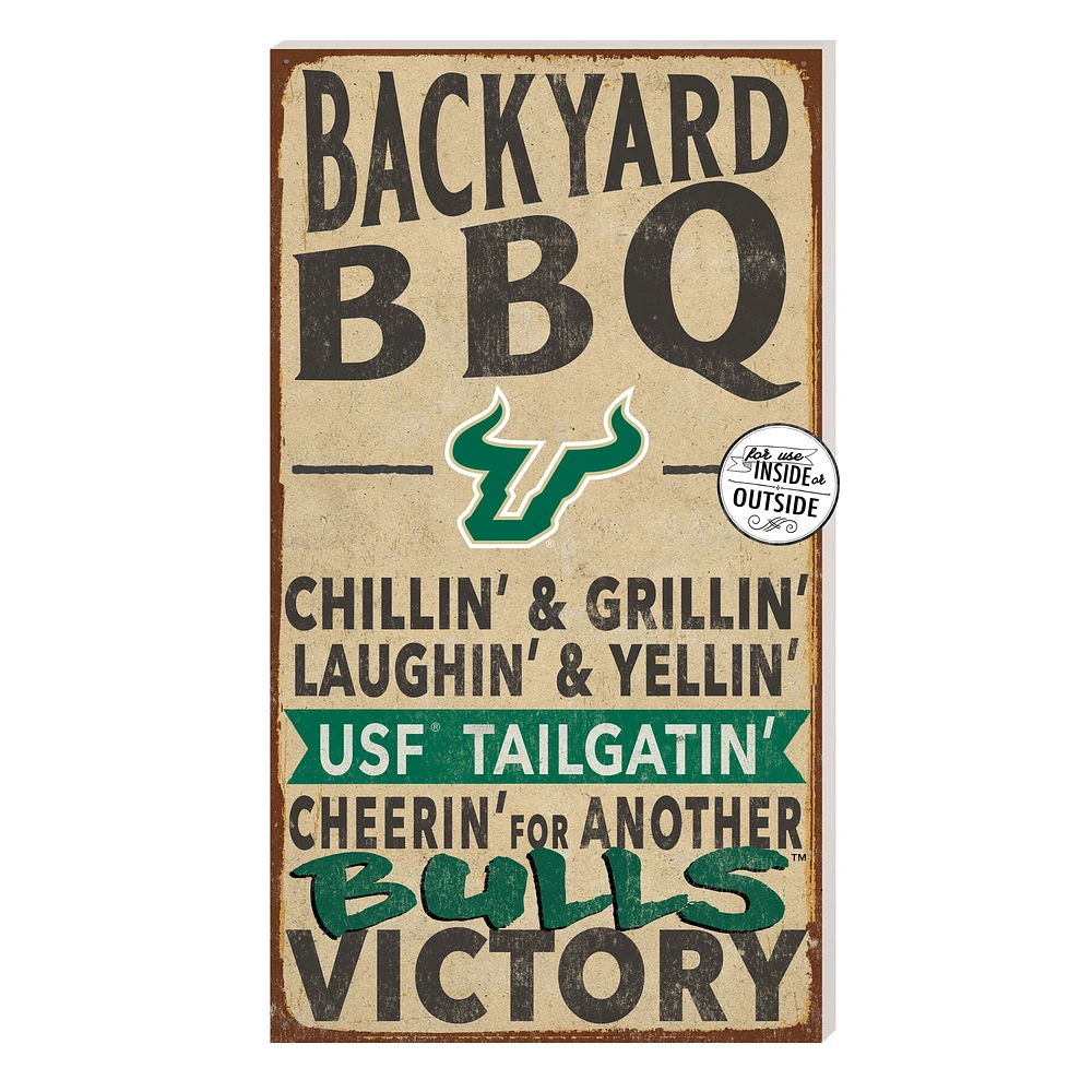 Brown South Florida Bulls 11'' x 20'' Indoor/Outdoor BBQ Sign