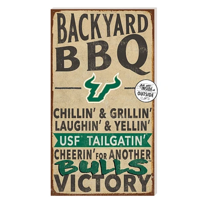 Brown South Florida Bulls 11'' x 20'' Indoor/Outdoor BBQ Sign