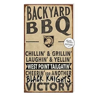 Brown Army Black Knights 11'' x 20'' Indoor/Outdoor BBQ Sign